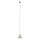 Pendel til 1-faset skinnesystem CONO 1xE27/15W/230V sort/beige