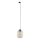 Pendel til 1-faset skinnesystem ELIO 1xE27/15W/230V sort/røget beige