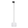 Pendel til 1-faset skinnesystem TRACER 1xE27/15W/230V diameter 20 cm sort/hvid