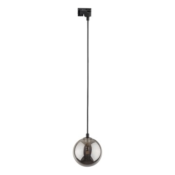 Pendel til 1-faset skinnesystem TRACER 1xG9/8W/230V sort/røget sort