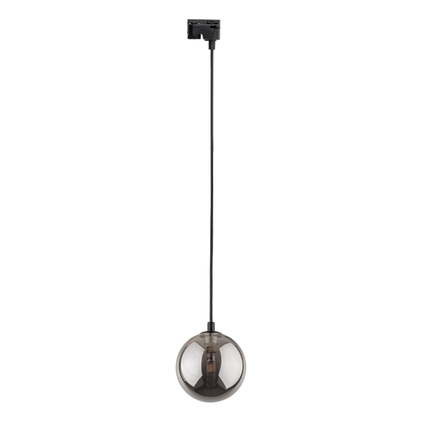 Pendel til 1-faset skinnesystem TRACER 1xG9/8W/230V sort/røget sort
