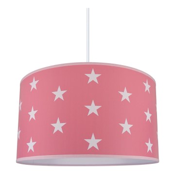 Pendel til børn STARS PINK 1xE27/60W/230V