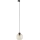 Pendel til skinnesystem 3-faset CUBUS 1xE27/15W/230V sort/røget beige