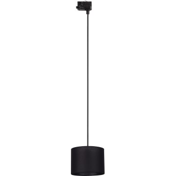 Pendel til skinnesystem 3-faset TRACER 1xE27/15W/230V diameter 20 cm sort