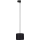 Pendel til skinnesystem 3-faset TRACER 1xE27/15W/230V diameter 20 cm sort