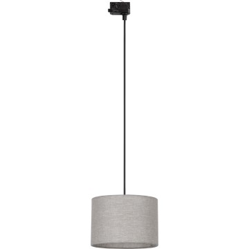 Pendel til skinnesystem 3-faset TRACER 1xE27/15W/230V diameter 30 cm sort/grå