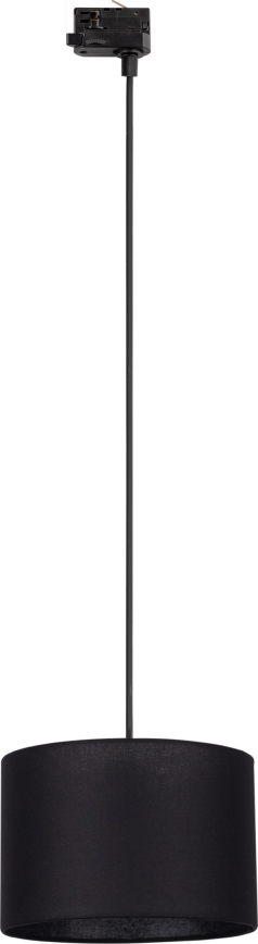 Pendel til skinnesystem 3-faset TRACER 1xE27/15W/230V diameter 30 cm sort