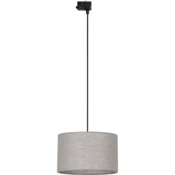 Pendel til skinnesystem 3-faset TRACER 1xE27/15W/230V diameter 38 cm sort/grå