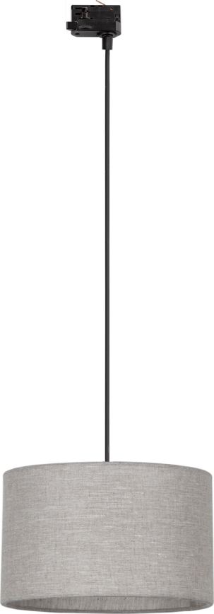 Pendel til skinnesystem 3-faset TRACER 1xE27/15W/230V diameter 38 cm sort/grå