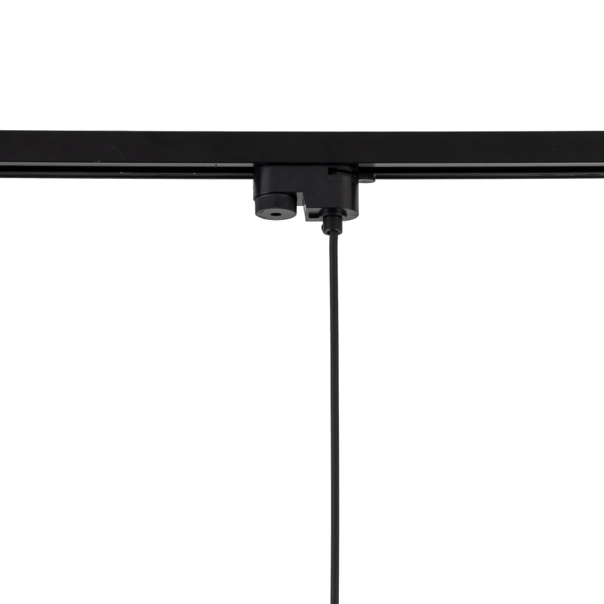 Pendel til 1-faset skinnesystem TRACER 1xE27/15W/230V diameter 38 cm sort/brun