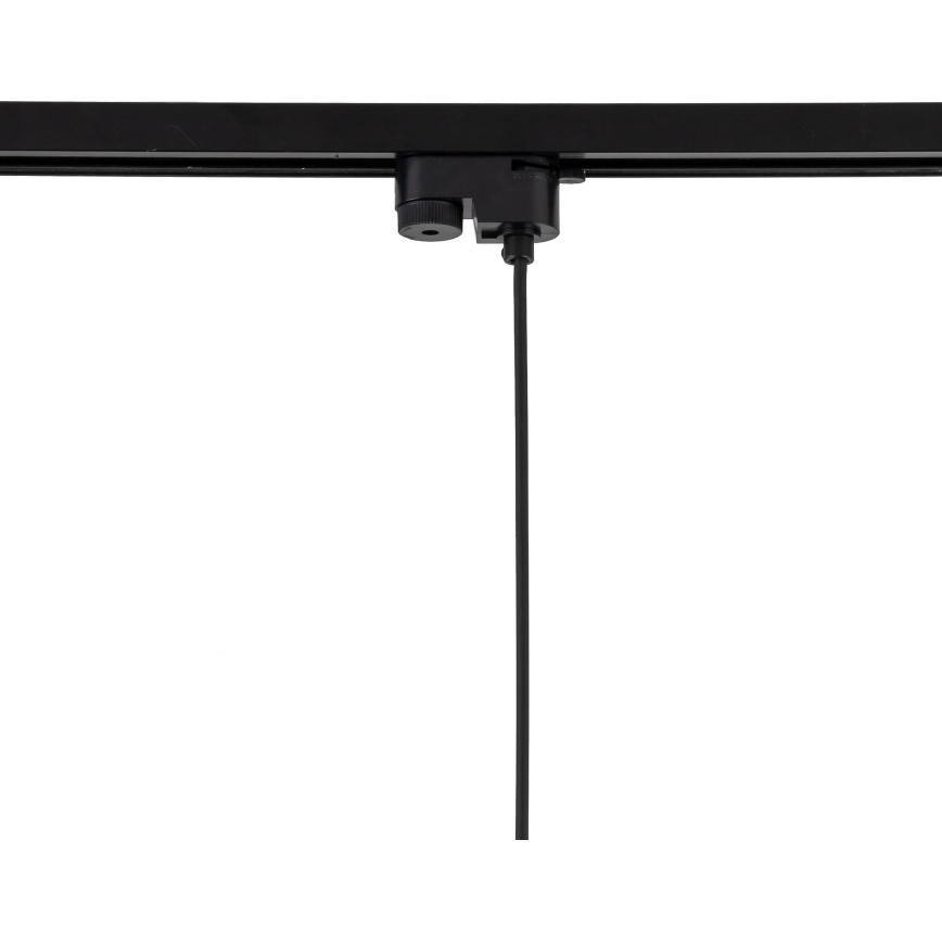 Pendel til 1-faset skinnesystem TRACER 1xE27/15W/230V diameter 38 cm sort/grå