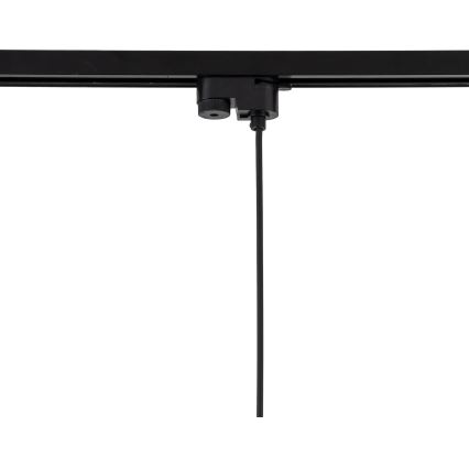 Pendel til 1-faset skinnesystem TRACER 1xE27/15W/230V diameter 38 cm sort