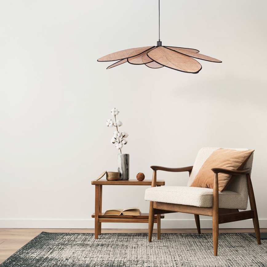 Pendel TOBAGO 1xE27/20W/230V diameter 100 cm beige