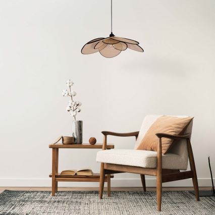 Pendel TOBAGO 1xE27/20W/230V diameter 60 cm beige