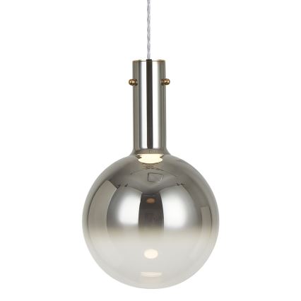 Pendel TORONTO 1xGU10/8W/230V skinnende krom