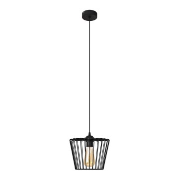 Pendel TORRI 1xE27/15W/230V diameter 23 cm sort