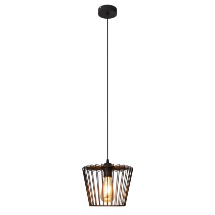 Pendel TORRI 1xE27/15W/230V diameter 23 cm sort