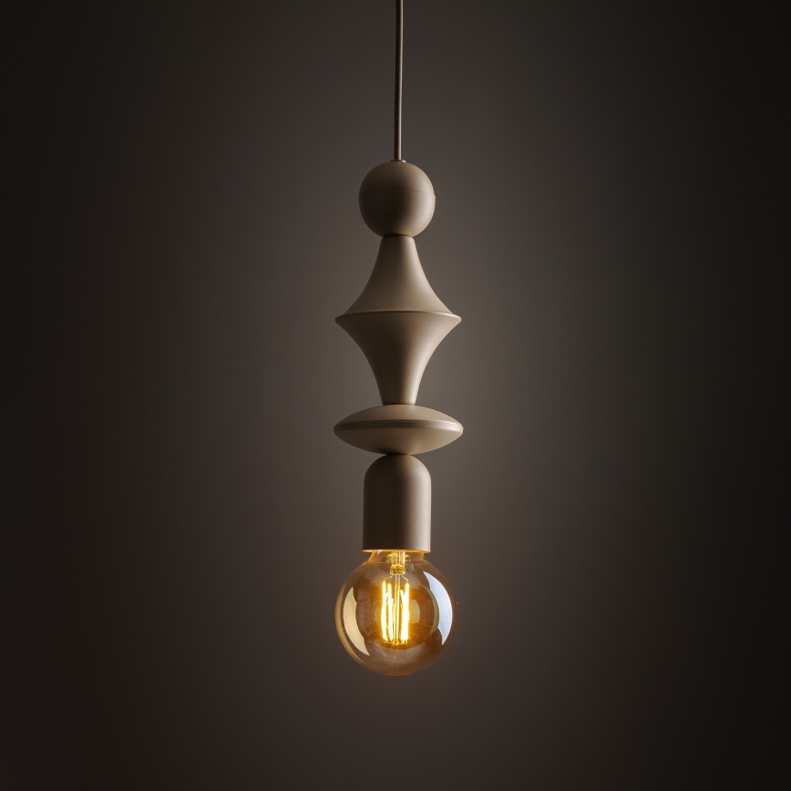 Pendel TOWER 1xE27/15W/230V beige