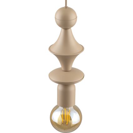 Pendel TOWER 1xE27/15W/230V beige