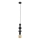 Pendel TOWER 1xE27/15W/230V sort