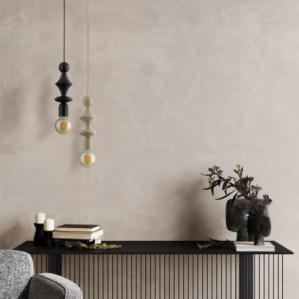 Pendel TOWER 1xE27/15W/230V sort