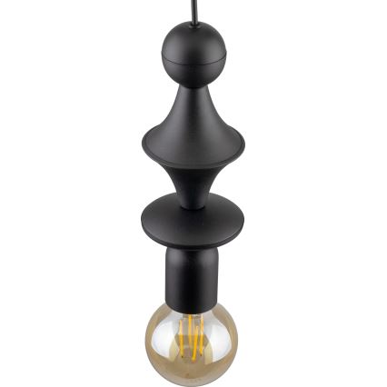 Pendel TOWER 1xE27/15W/230V sort