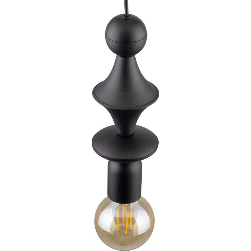 Pendel TOWER 1xE27/15W/230V sort