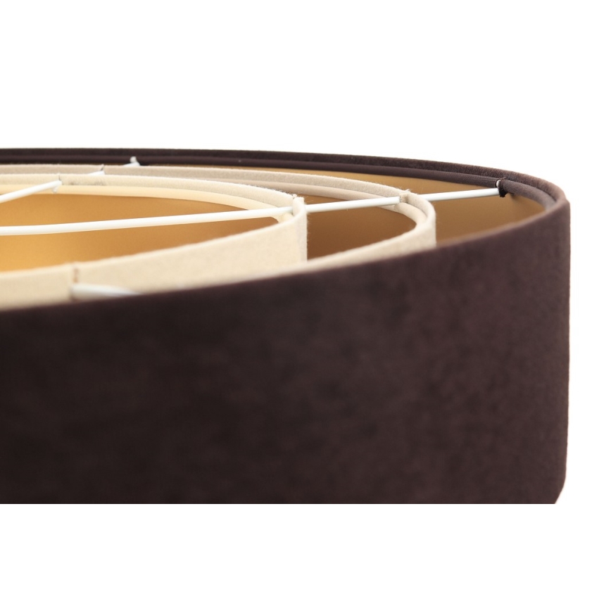 Pendel TRINITI 1xE27/60W/230V brun/beige/guld
