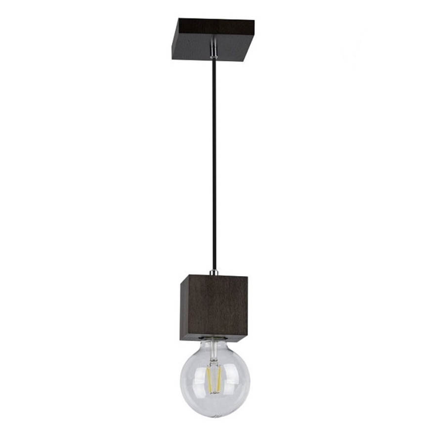 Pendel TRONGO ROUND 1xE27/60W/230V bøg
