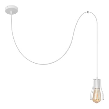 Pendel TUBE 1xE27/15W/230V hvid