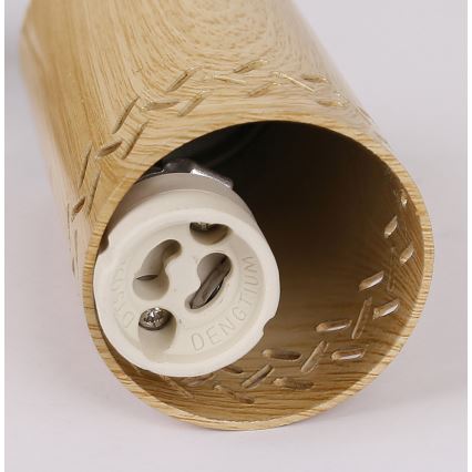 Pendel TUBO 3xGU10/25W/230V træ