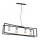 Pendel TUNJA 4xE27/60W/230V sort/skinnende krom