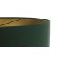Pendel TWIST 1xE27/60W/230V grøn/guldfarvet