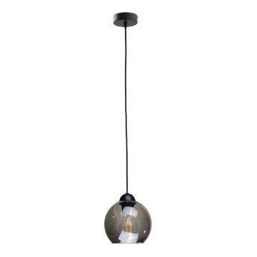 Pendel UNO 1xE27/60W/230V sort/røget
