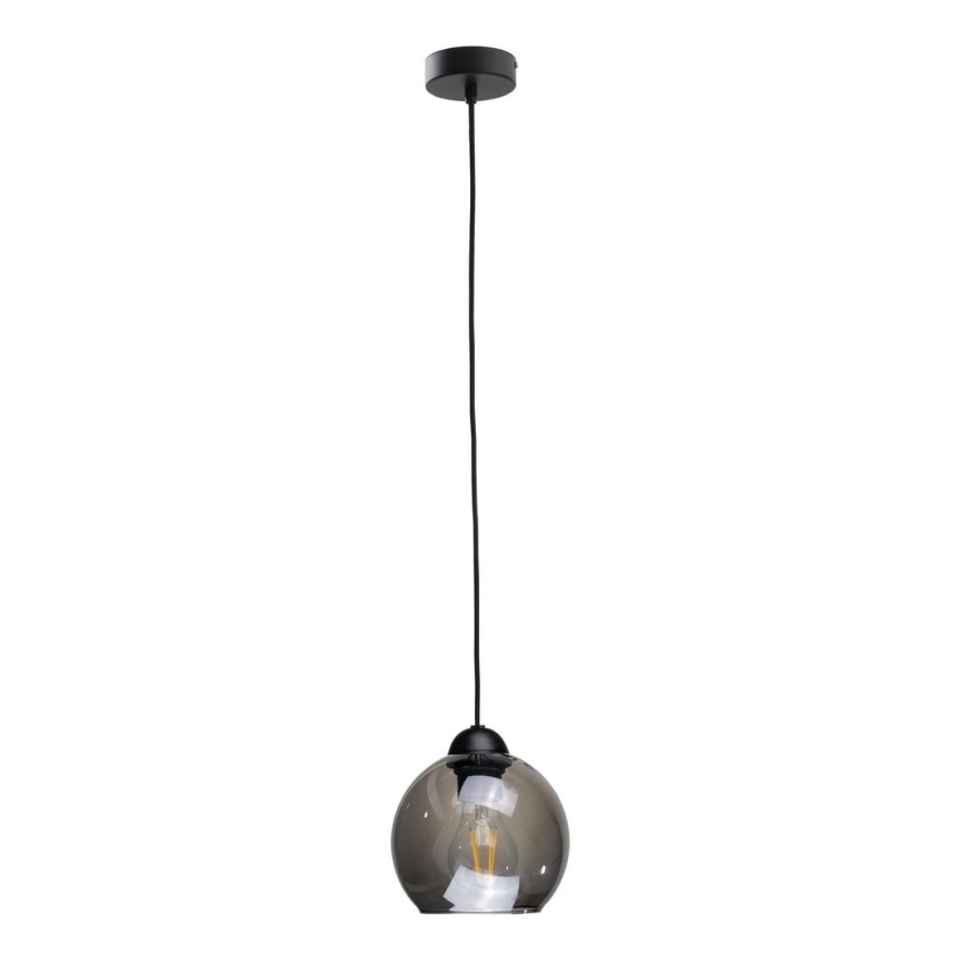 Pendel UNO 1xE27/60W/230V sort/røget