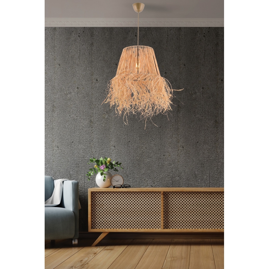Pendel VALANCE 1xE27/40W/230V brun