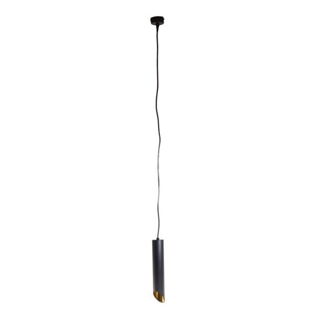Pendel VALDA 1xGU10/30W/230V 132 cm sort