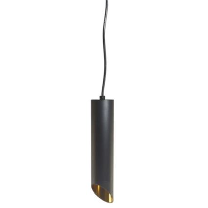 Pendel VALDA 1xGU10/60W/230V 132 cm sort