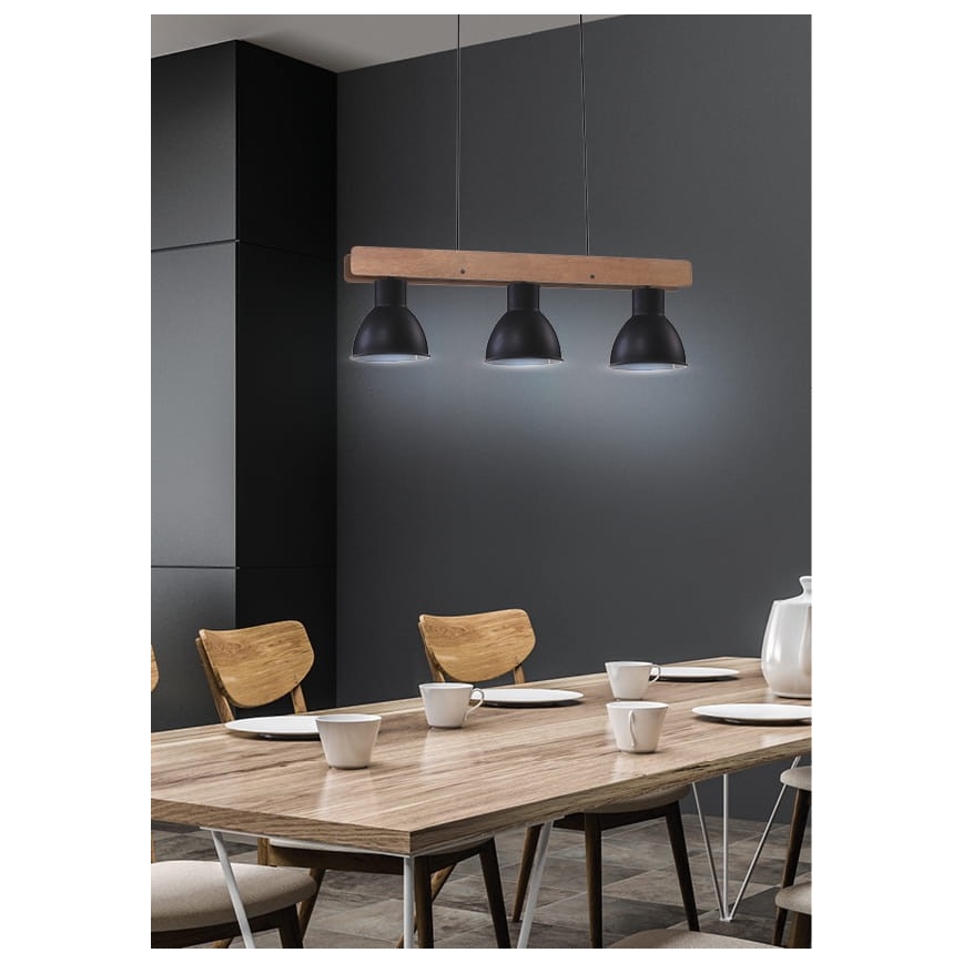 Pendel VARIO 3xE27/60W/230V Birk