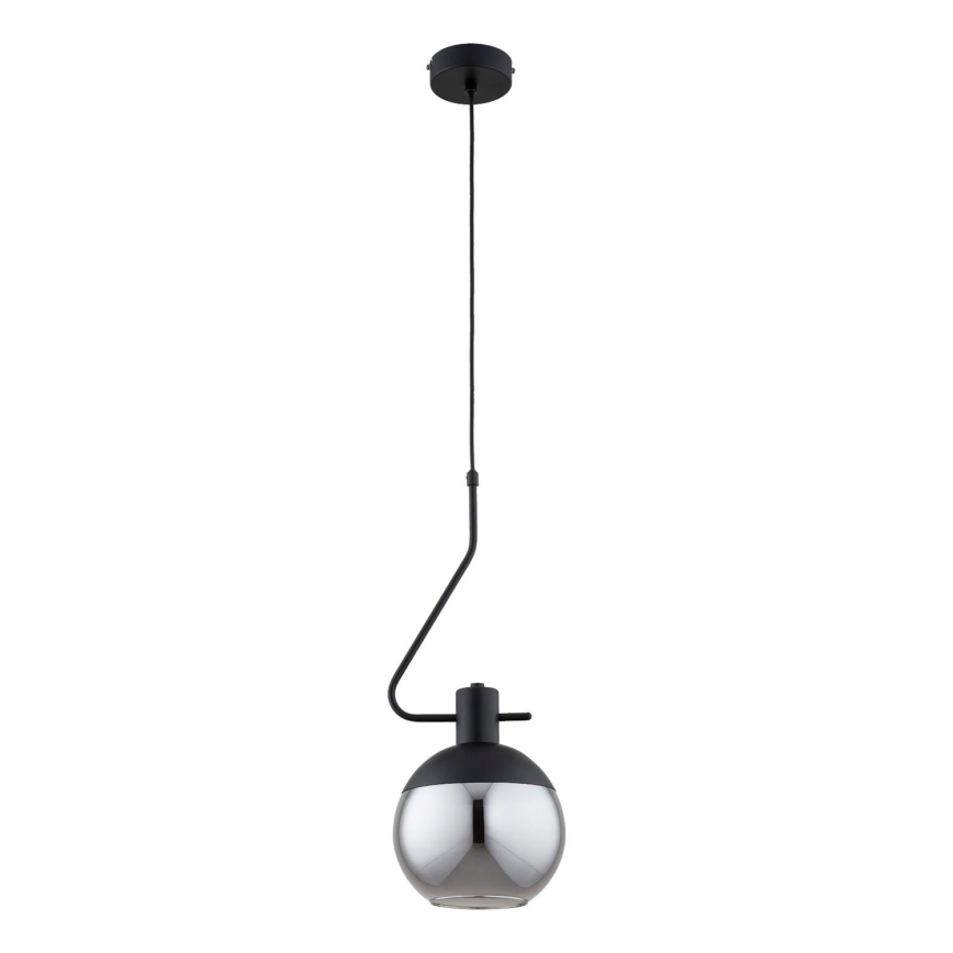 Pendel VELTO ENIGMA 1xE27/15W/230V sort/røget
