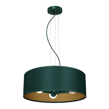 Pendel VERDE 3xE27/60W/230V grøn