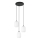 Pendel VERDI 3xE27/15W/230V diameter 30 cm sort/hvid