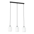 Pendel VERDI 3xE27/15W/230V sort/hvid