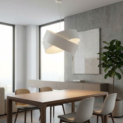 Pendel VIENO 3xE27/15W/230V hvid