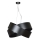 Pendel VIENO 3xE27/15W/230V sort