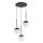 Pendel VOLDA 3xE14/10W/230V diameter 44 cm sort
