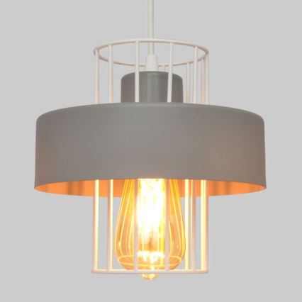 Pendel VOLTA 1xE27/15W/230V grå