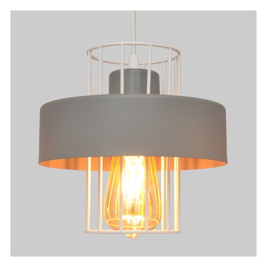 Pendel VOLTA 1xE27/15W/230V grå