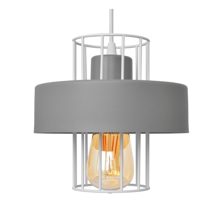 Pendel VOLTA 1xE27/15W/230V grå