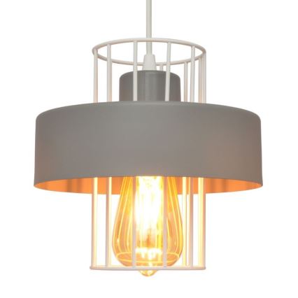 Pendel VOLTA 1xE27/15W/230V grå